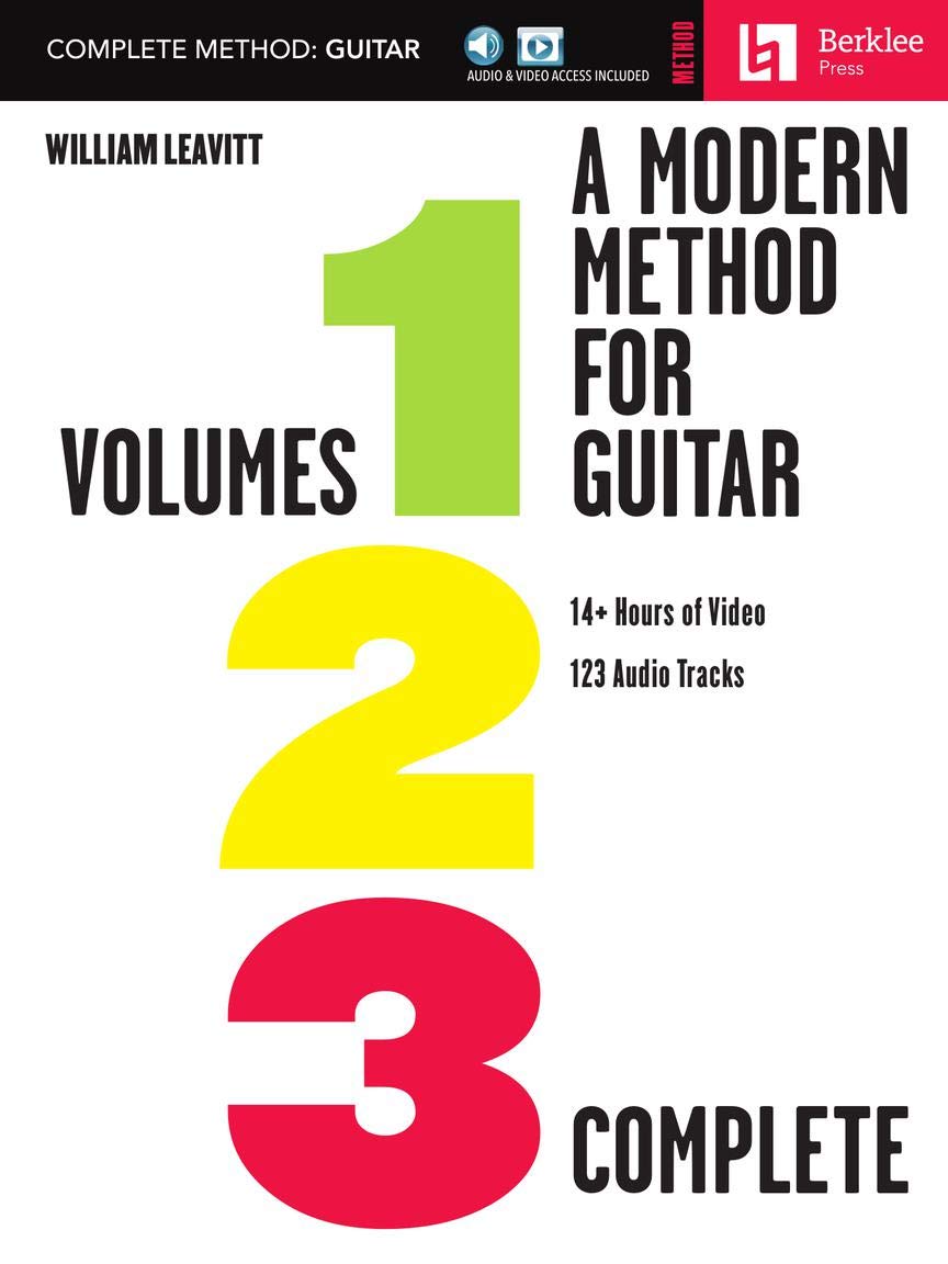 A Modern Method for Guitar - Complete Method: Volumes 1, 2 and 3 with 14+ Hours of Video and 123 Audio Tracks Sheet Music
