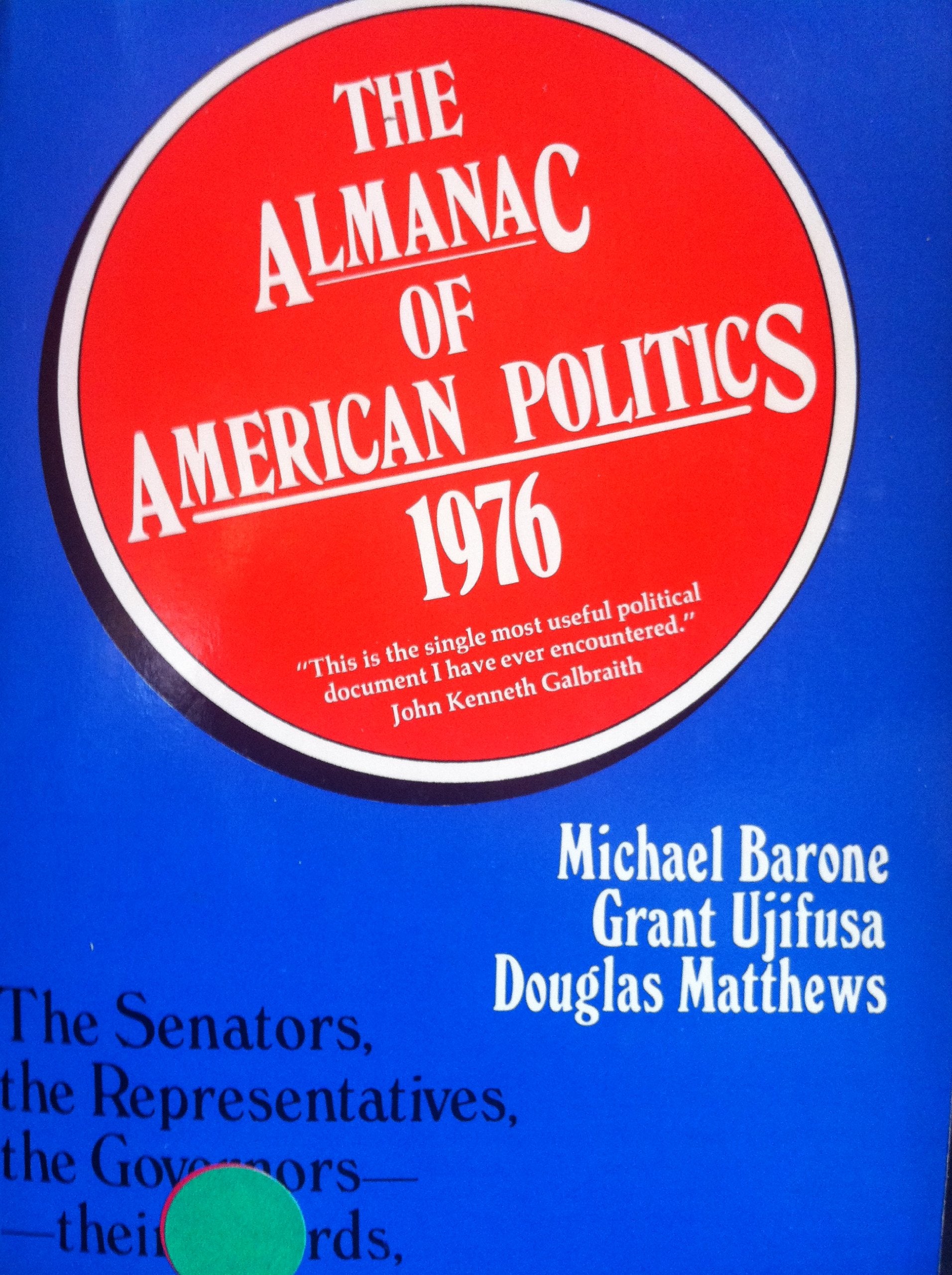 The Almanac of American Politics 1976 Books