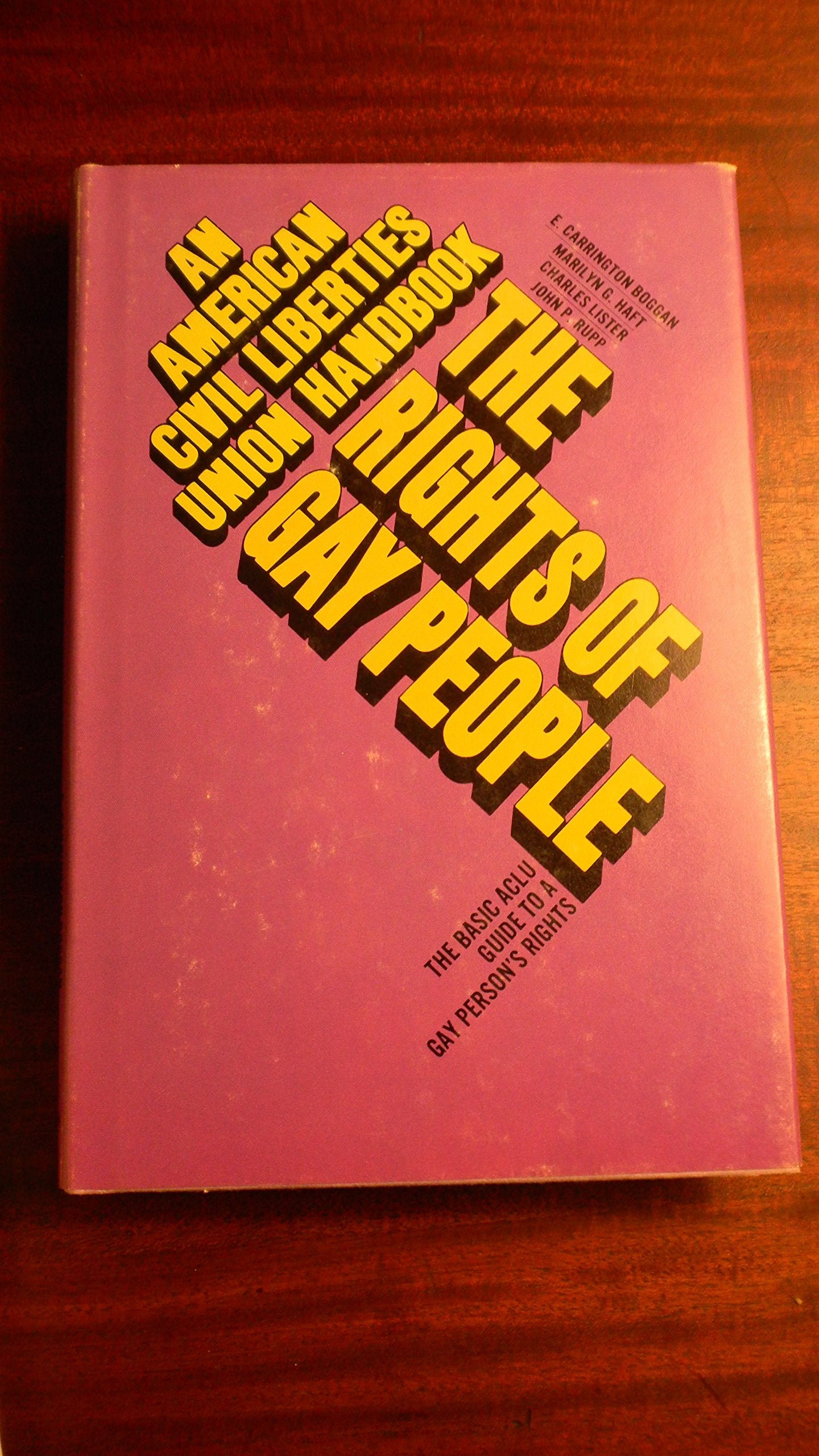 The Rights of gay people: The basic ACLU guide to a gay person's rights (An American Civil Liberties Union handbook) Books