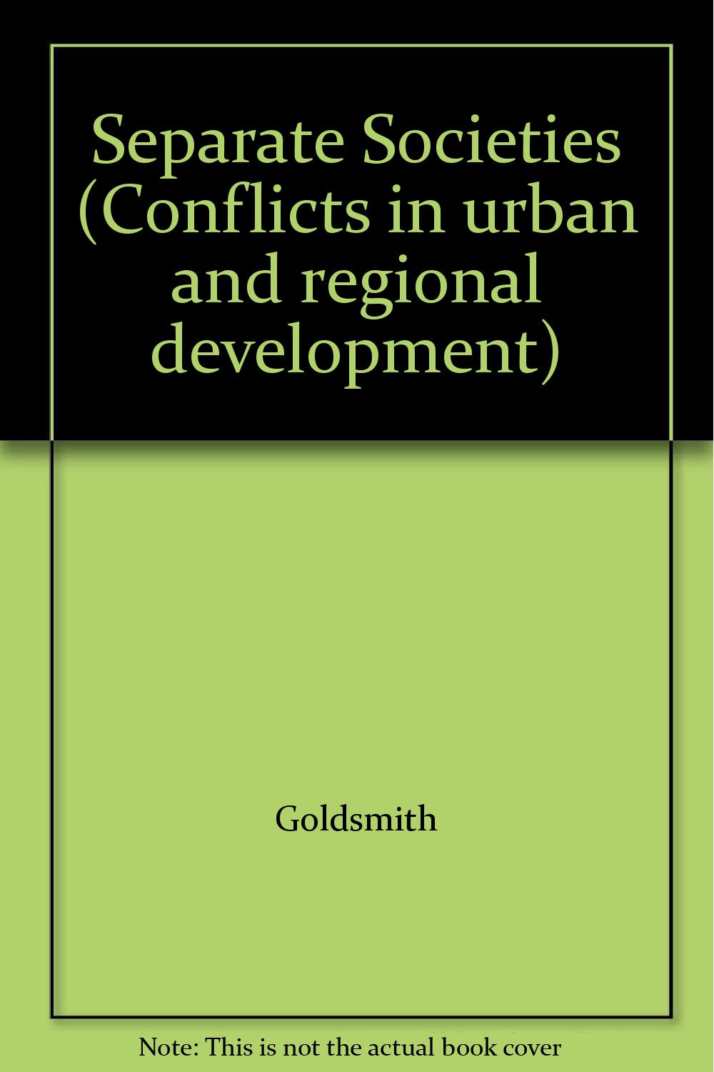 Separate Societies book