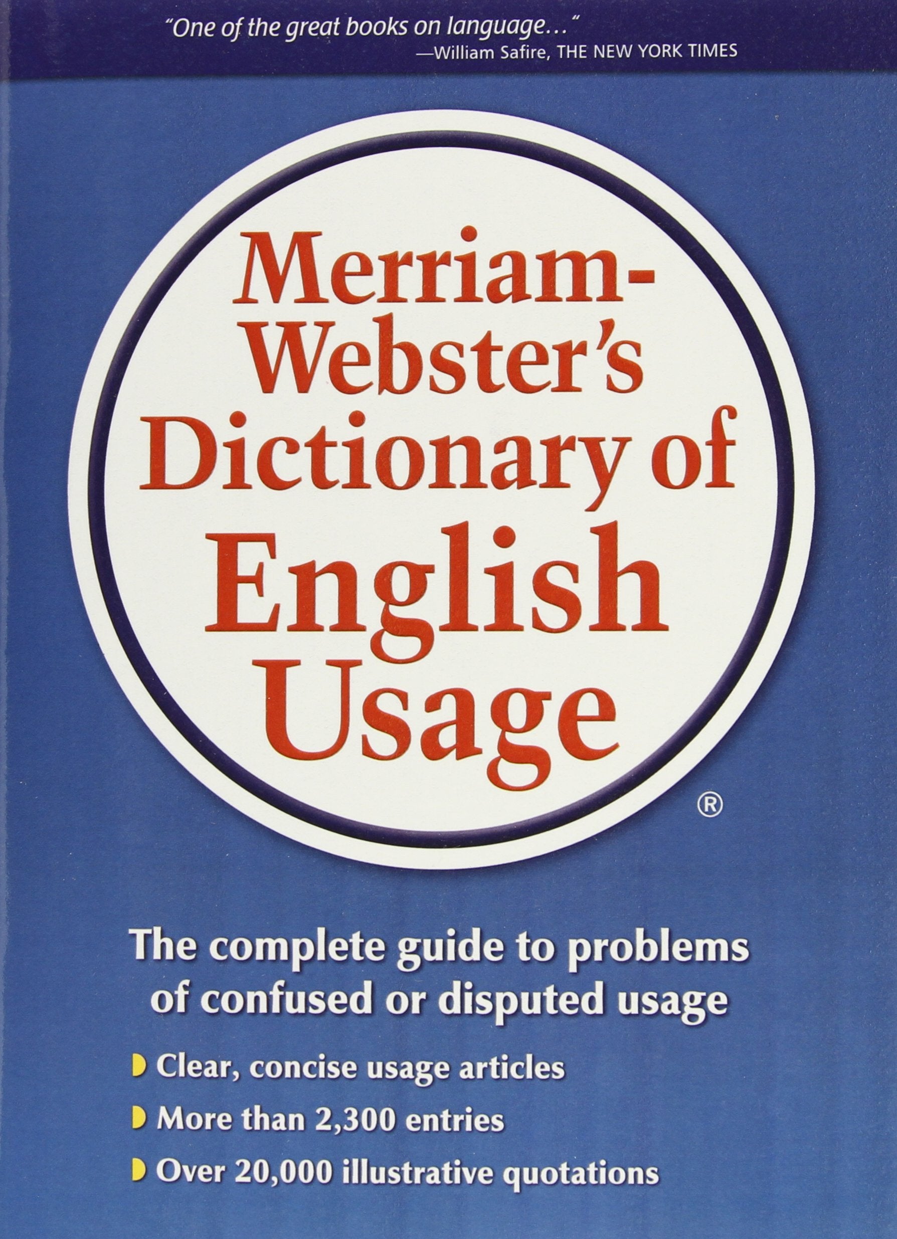 Merriam-Webster's Dictionary of English Usage Social Sciences