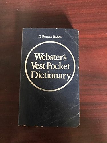 Webster's Vest Pocket Dictionary/Prepack of 12 Books