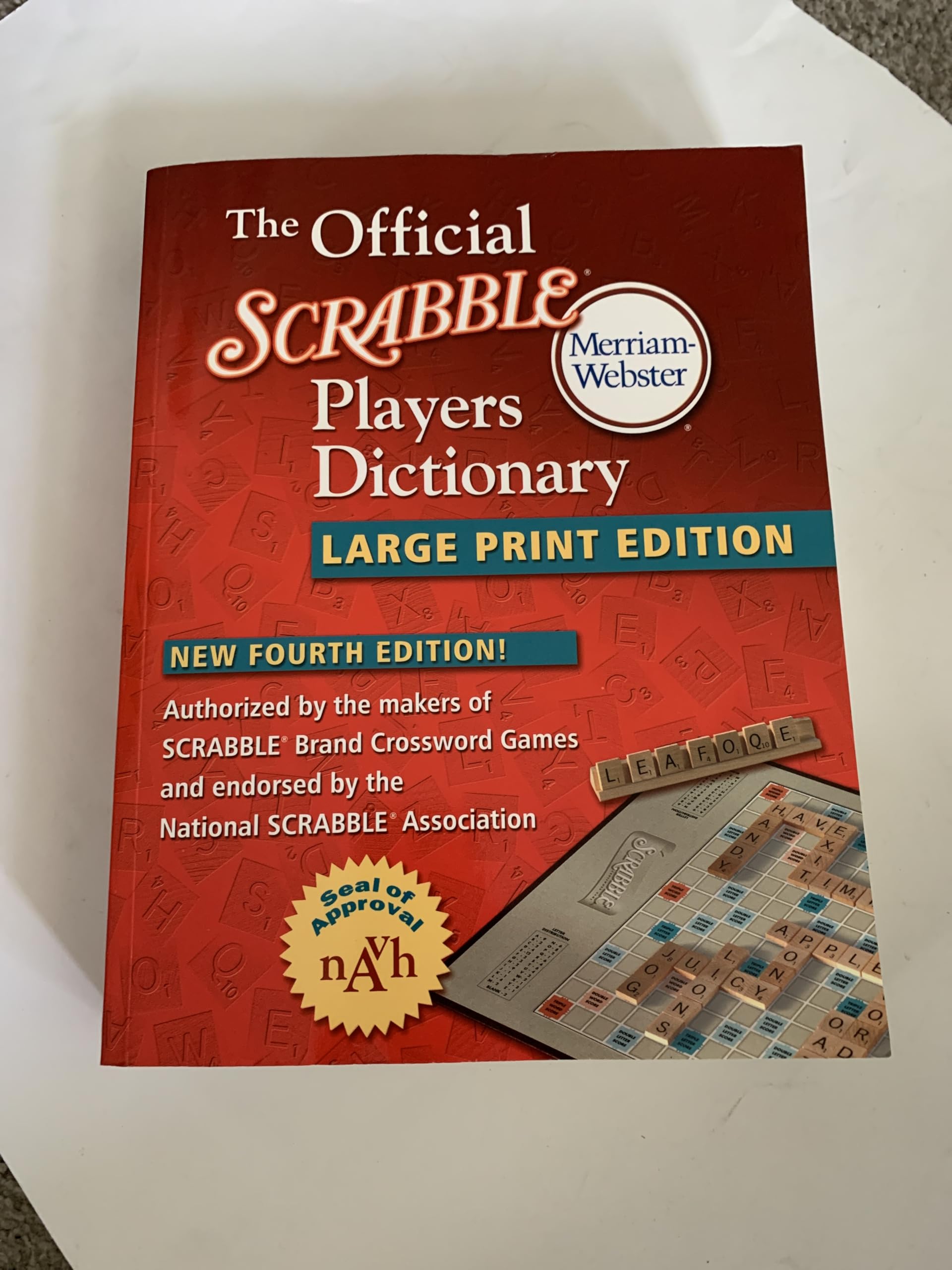 The official scrabble players dictionary Leisure & Fun