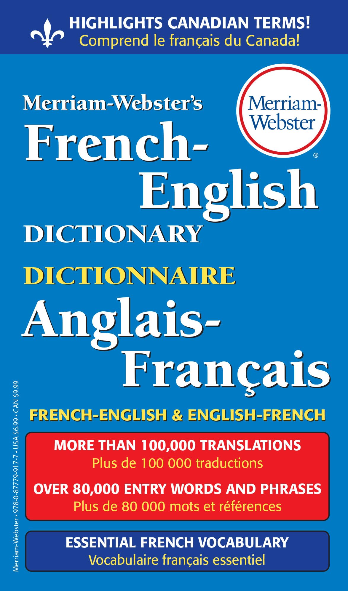 Merriam-Webster's French-English Dictionary Foreign Languages ​​& Dictionaries