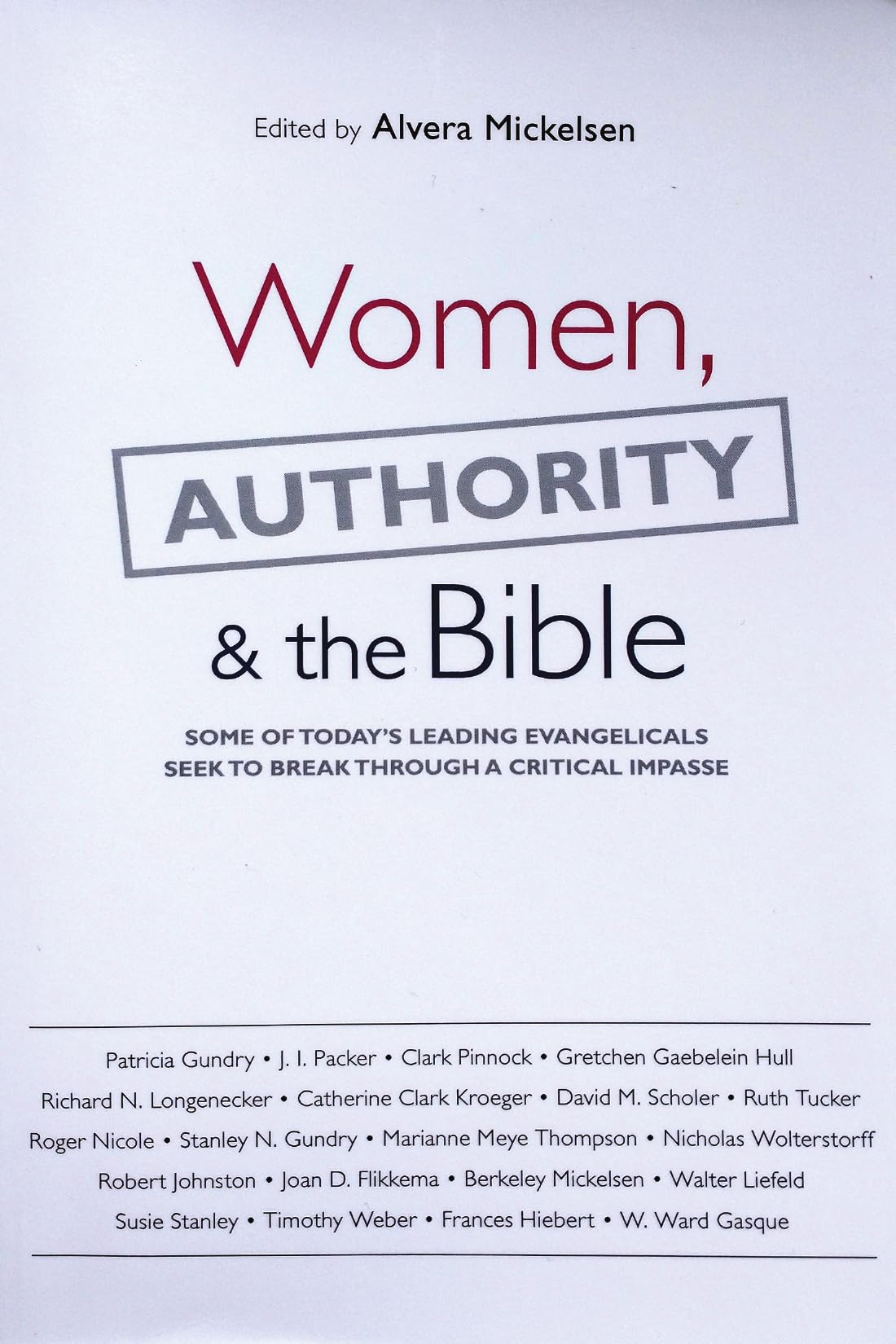 Women, Authority & the Bible Social Sciences