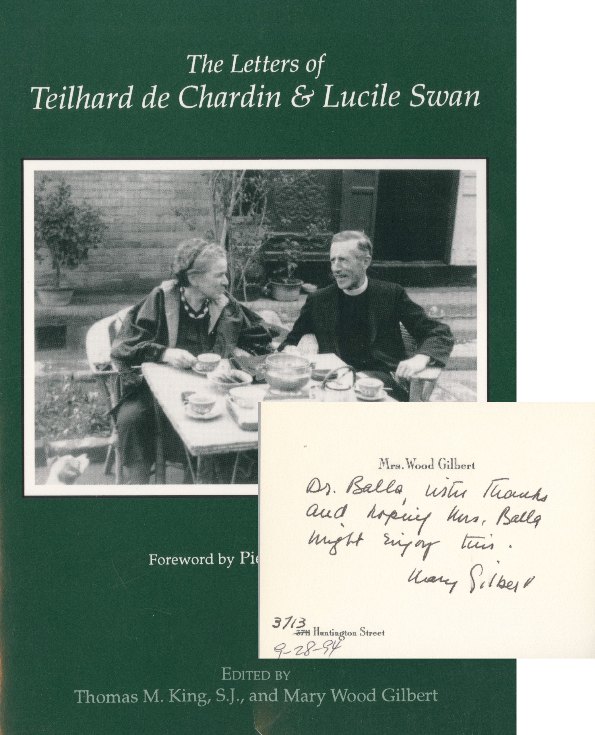 The Letters of Teilhard De Chardin and Lucile Swan book