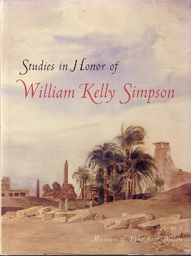 Studies in Honor of William Kelly Simpson Social Sciences