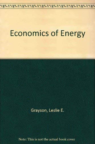 Economics of Energy Books