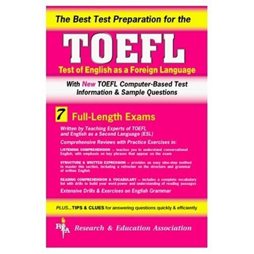Best Test Preparation for Toefl: Test of English As a Foreign Language Foreign Languages ​​& Dictionaries