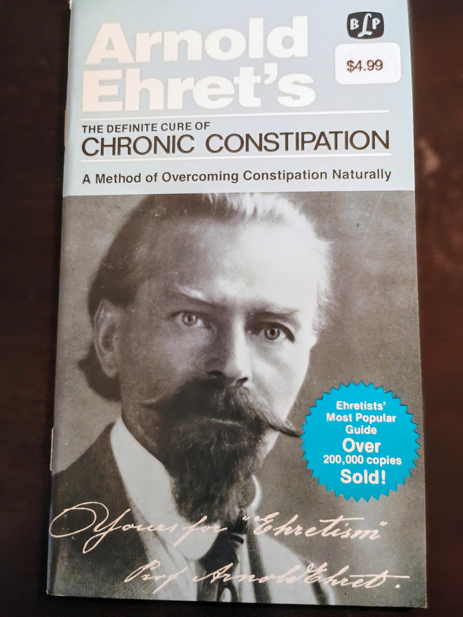 The Definite Cure of Chronic Constipation. A Method of Overcoming Constipation Naturally book