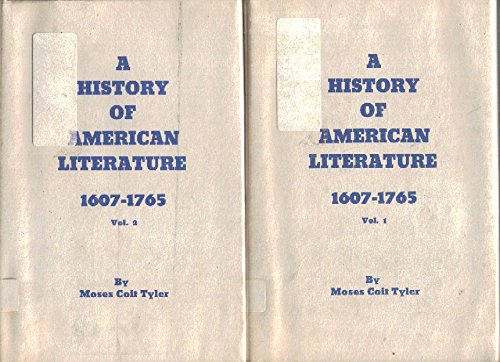 History of American Literature, 1607-1765 book