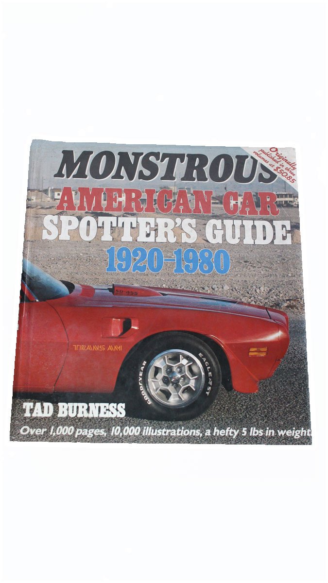 Monstrous American Car Spotter's Guide 1920-1980/110383Ap Business & Technology