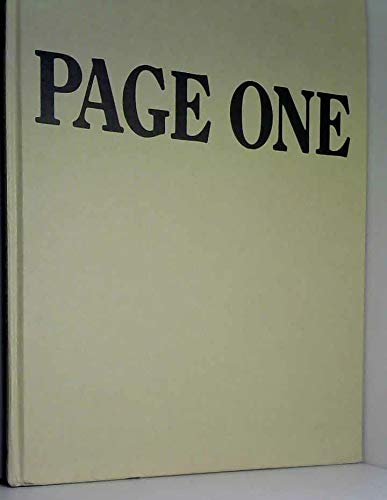 Page One Major Events 1920-1987 as Presented in The New York Times Books