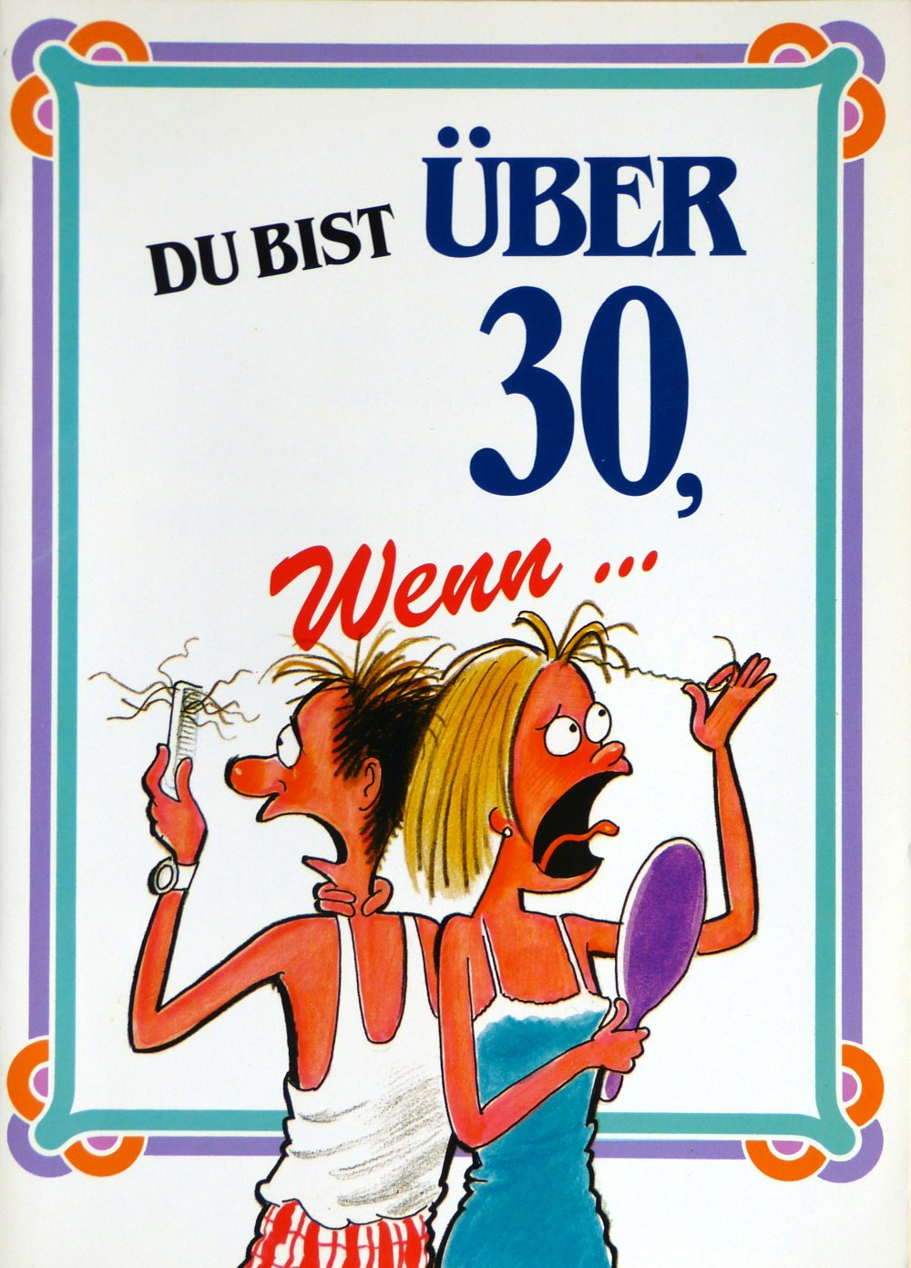 Du Bist Uber Thirty Wenn (Item No 2580) Books