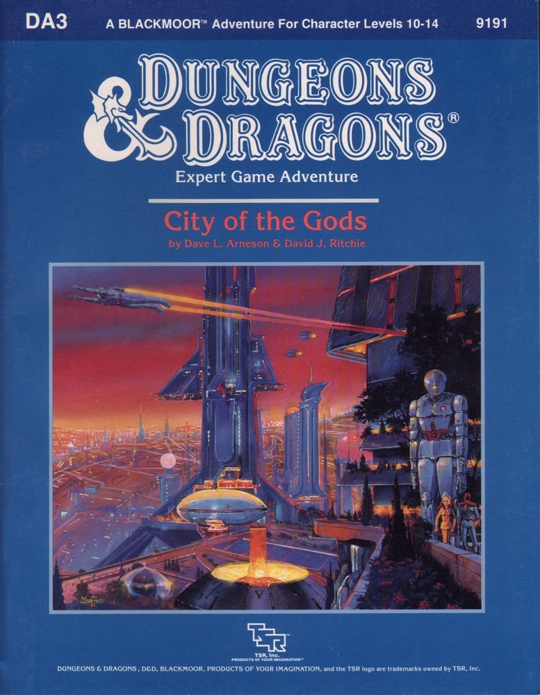 City of the Gods (Dungeons and Dragons: Blackmoor Module DA3) book