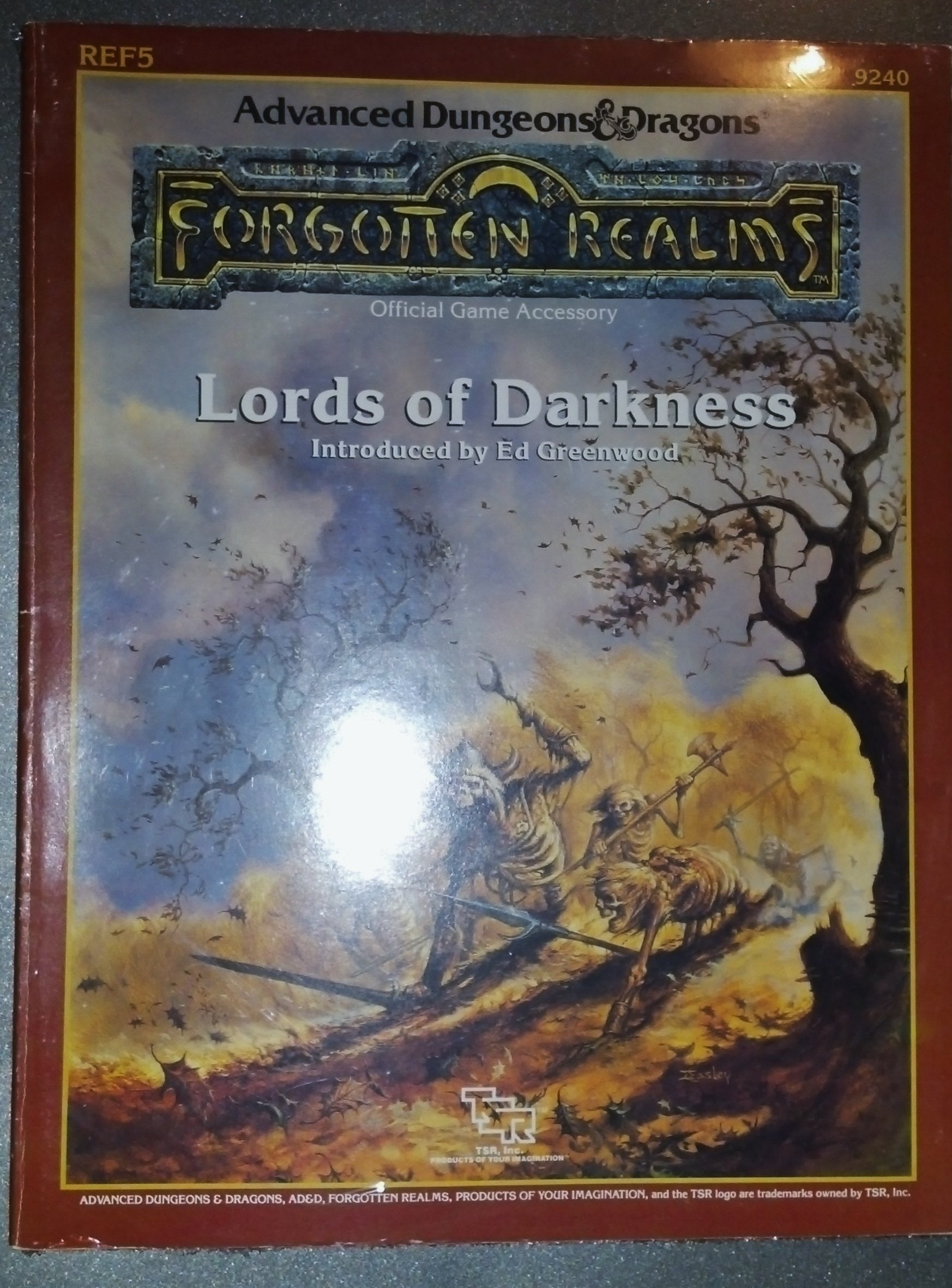 Lords of Darkness (Advanced Dungeons & Dragons Forgotten Realms, Ref5, 9240 : Official Game Accessory) Books