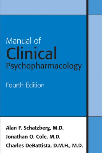 Manual of Clinical Psychopharmacology Medicine