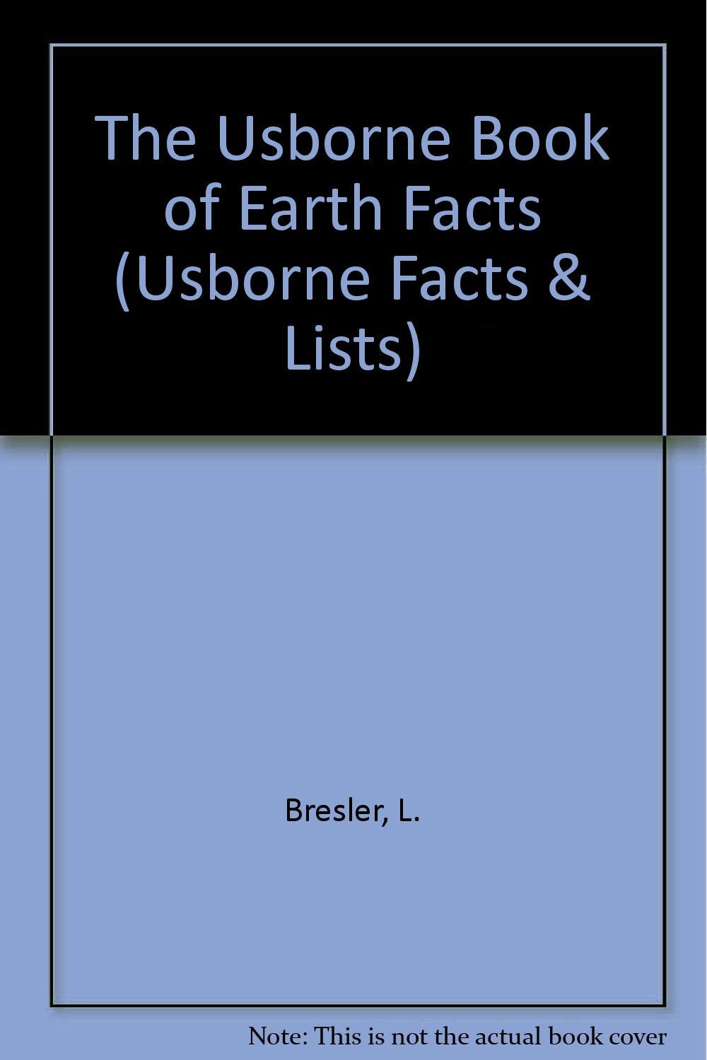 The Usborne Book of Earth Facts Non-fiction