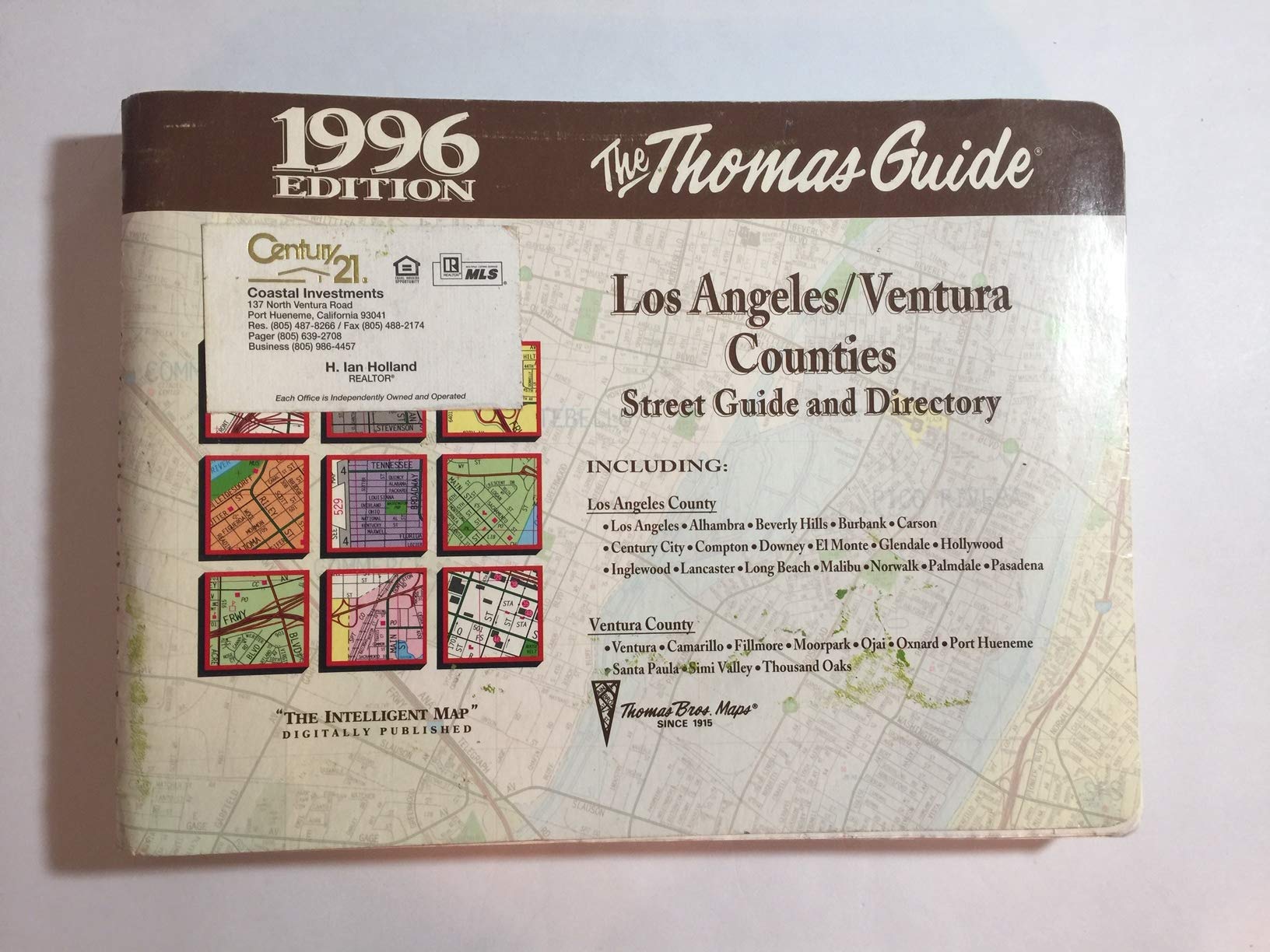 Los Angeles-Ventura Counties Street Guide & Directory: 1996 Edition Books
