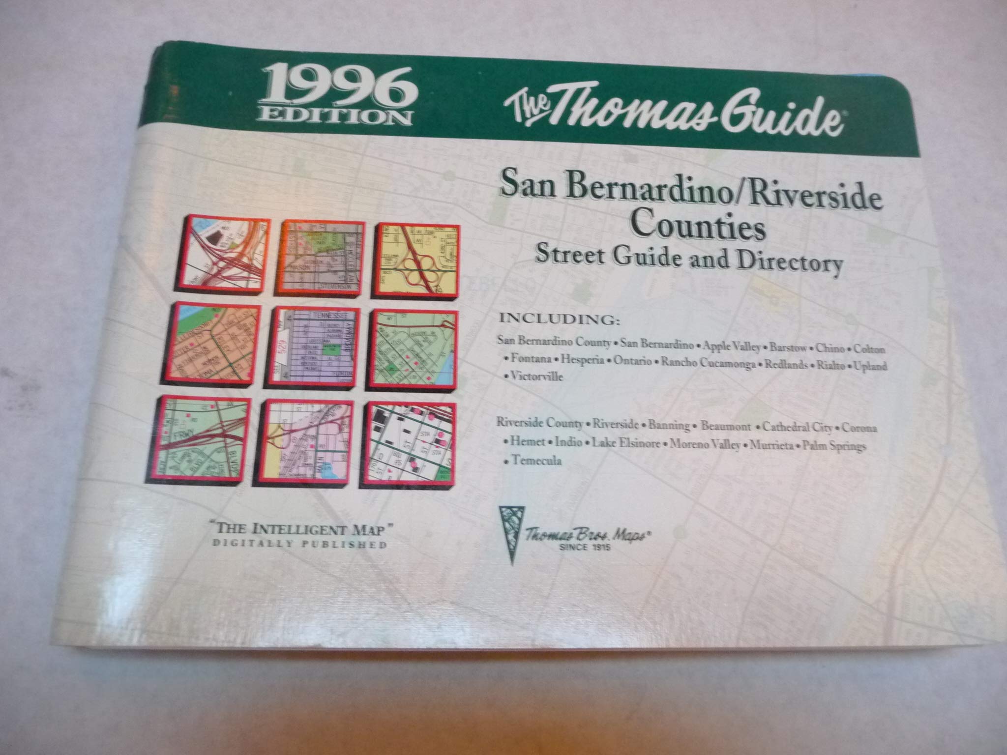 San Bernardino Riverside 1996-Map (Thomas Guide San Bernardino/Riverside Counties Street Guide) Books
