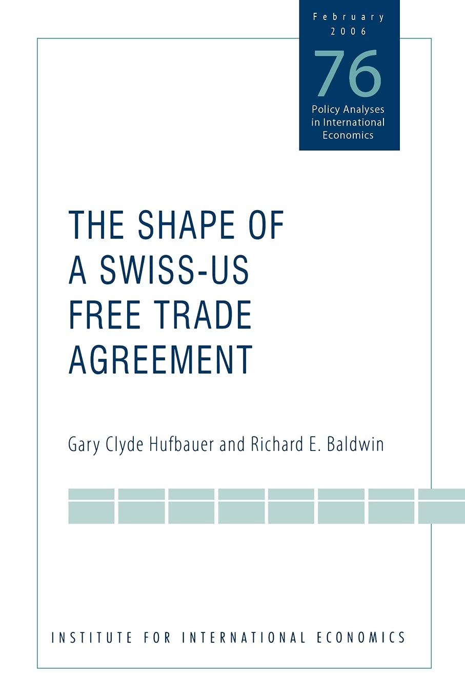 The Shape of a Swiss-Us Free Trade Agreement Business, Finance & Career