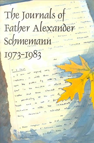 The Journals of Father Alexander Schmemann, 1973-1983 book
