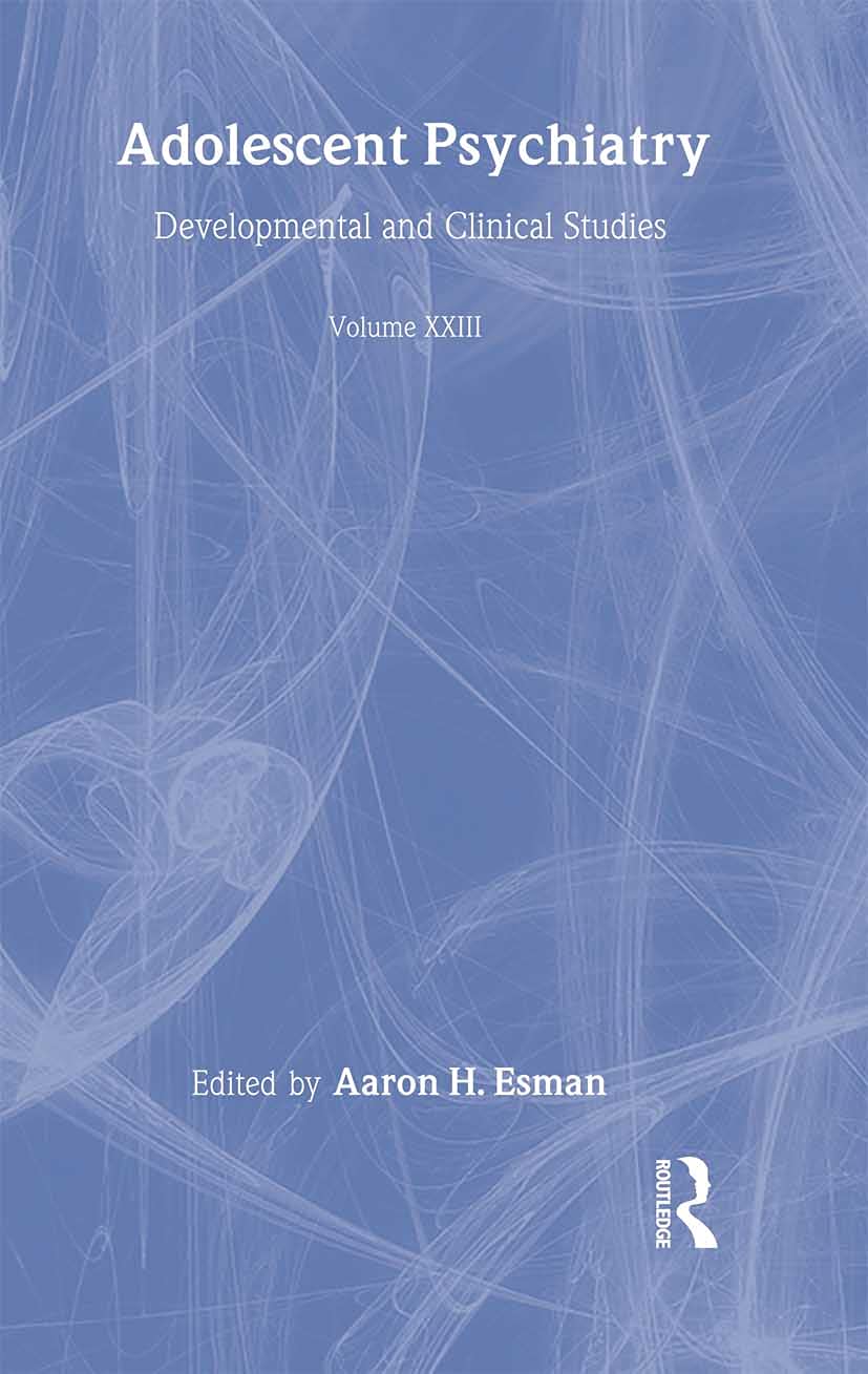 Adolescent Psychiatry, V. 23 Medicine
