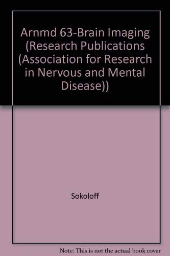 Brain Imaging and Brain Function (RESEARCH PUBLICATIONS (ASSOCIATION FOR RESEARCH IN NERVOUS AND MENTAL DISEASE)) Medicine