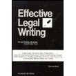 Effective Legal Writing: For Law Students and Lawyers Books