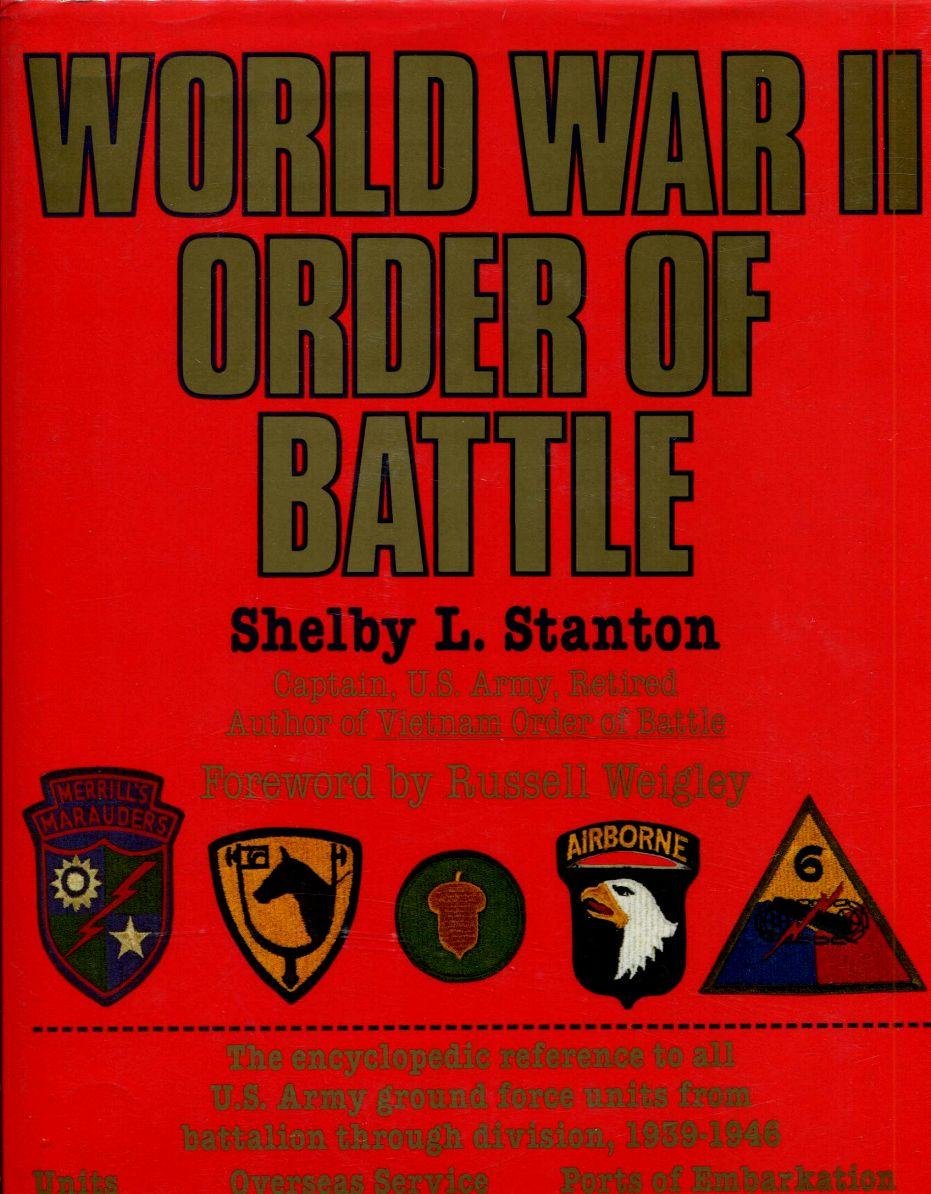 World War II Order of Battle book