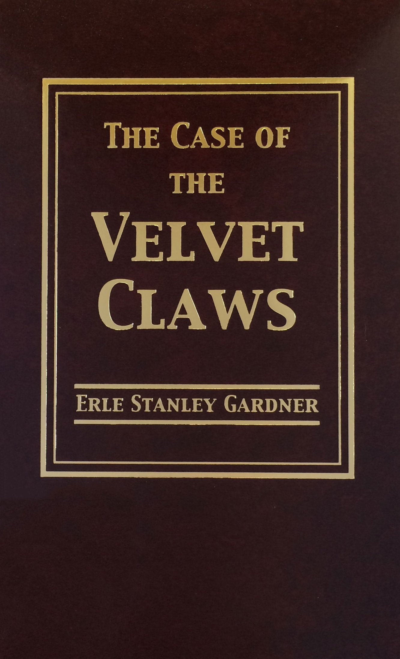 The Case of the Velvet Claws Contemporary literature