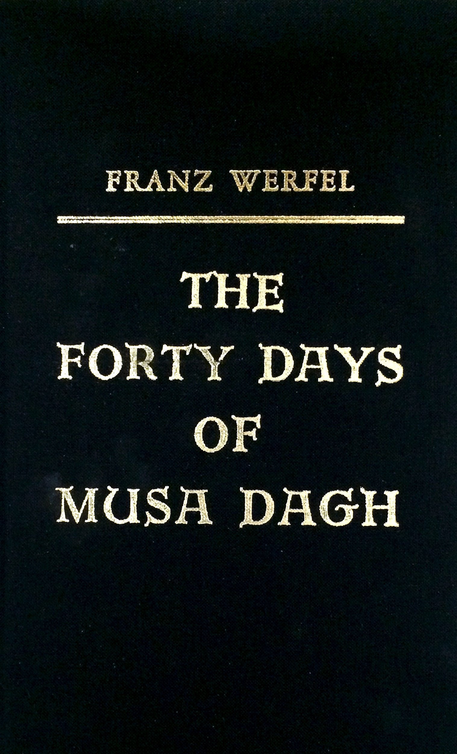 Forty Days of Musa Dagh Historical Fiction