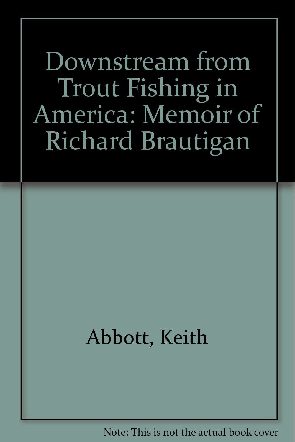 Downstream from Trout Fishing in America: A Memoir of Richard Brautigan Books
