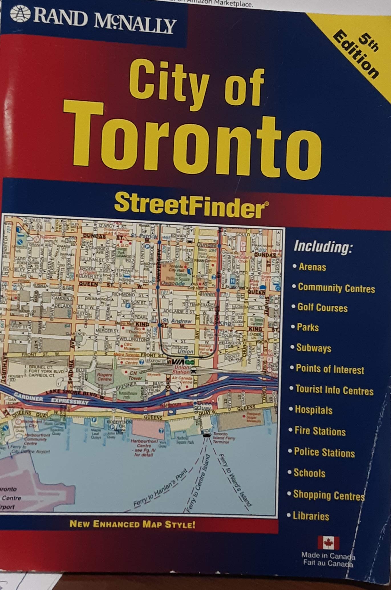Rand McNally City Maps: Toronto Maps & Plans