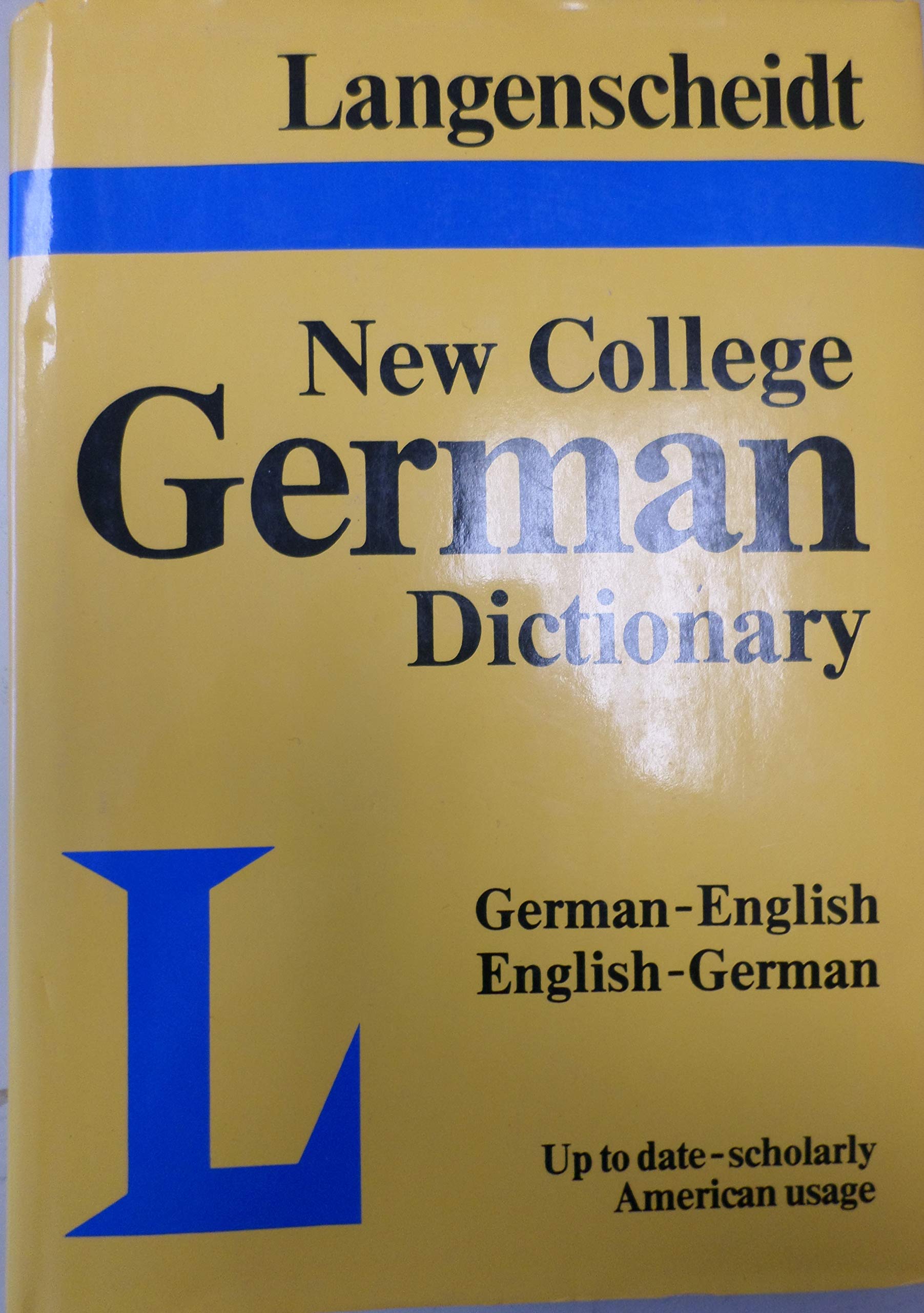 Langenscheidt's New College German Dictionary German English English German Books