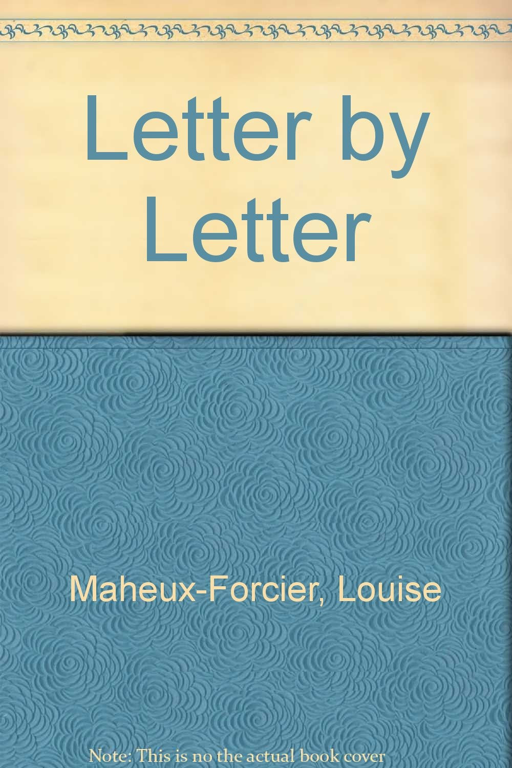 Letter by Letter Contemporary literature