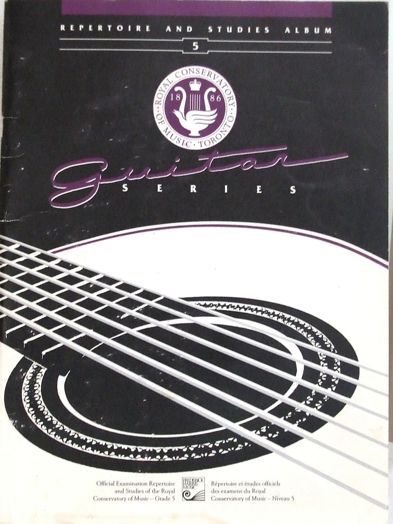 Royal Conservatory of Music Toronto Guitar Series Books