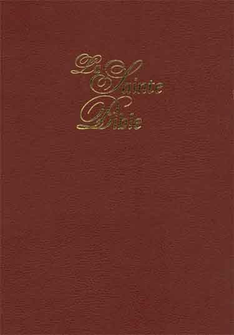 French Large Print Bible - Louis Segond 1910 Version (French Edition) Books