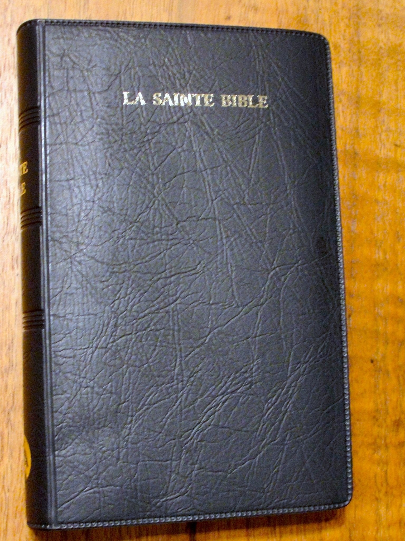 Französische Bibel, blaues Vinyl, Daumenindex, Louis Segond 1910 La Sainte Bibel Books
