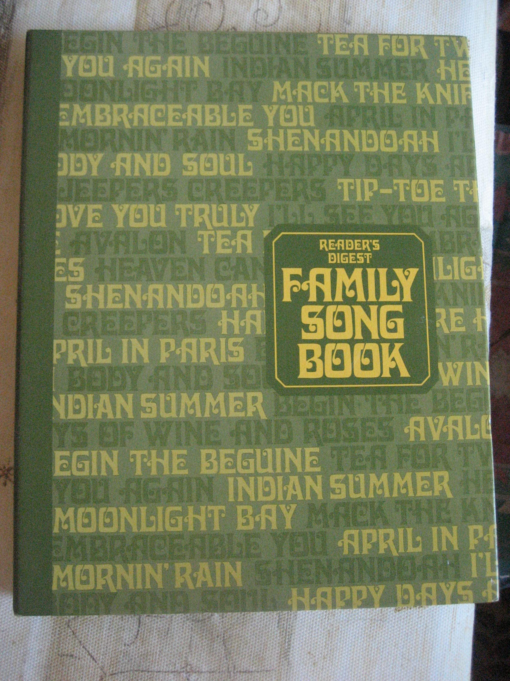 Reader's Digest Family Song Book Arts & Music