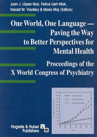 One World, One Language: Paving the Way to Better Perspectives for Mental Health Medicine