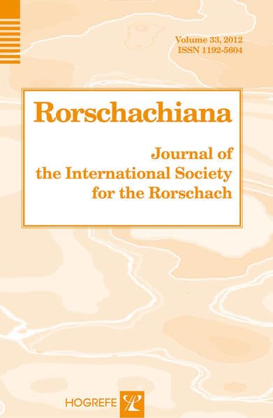 Rorschachiana. Yearbook of the International Rorschach Society / Rorschachiana Medicine