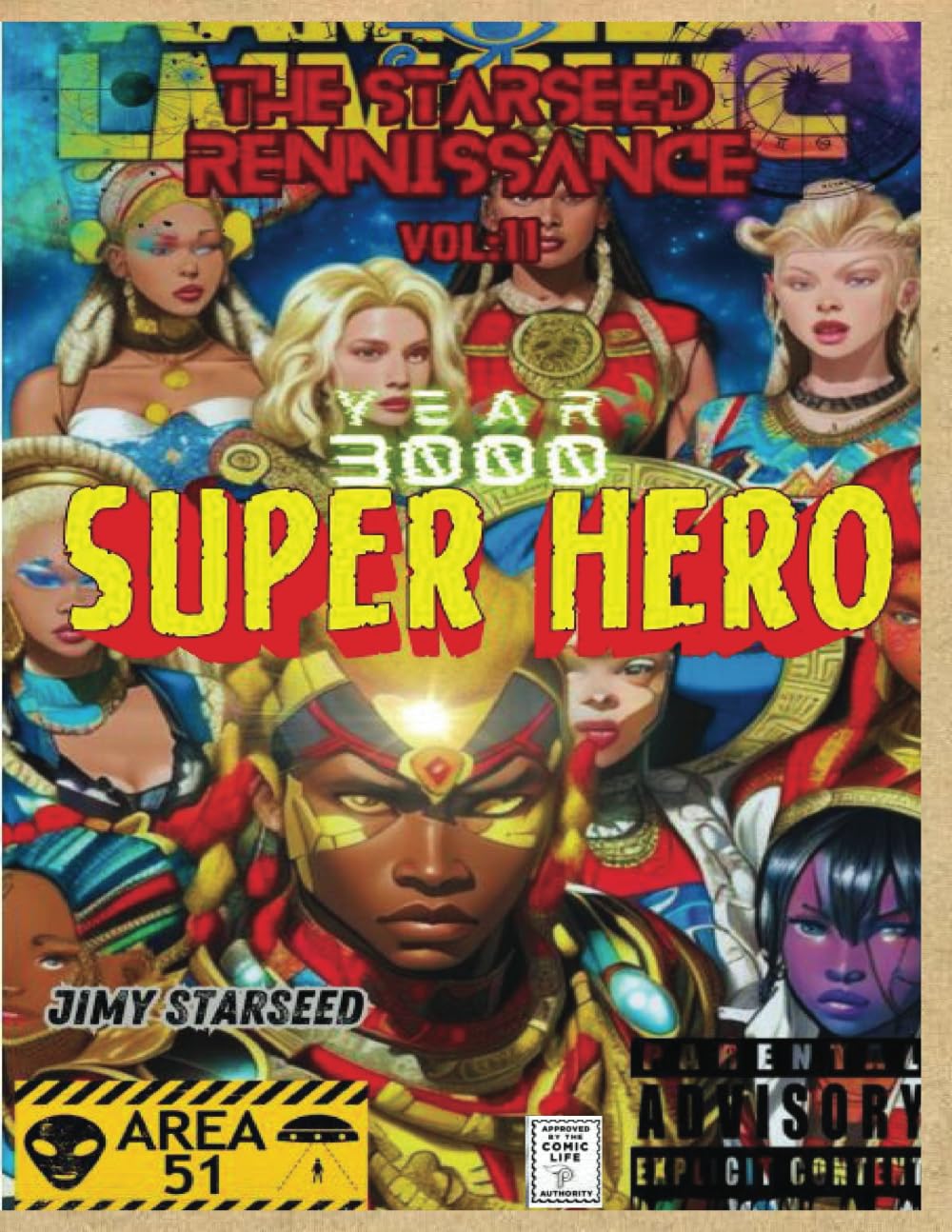 Year 3000: A Jimy Starseed Adventure (SuperHero / Jimy StarSeed, Band 8) Manga