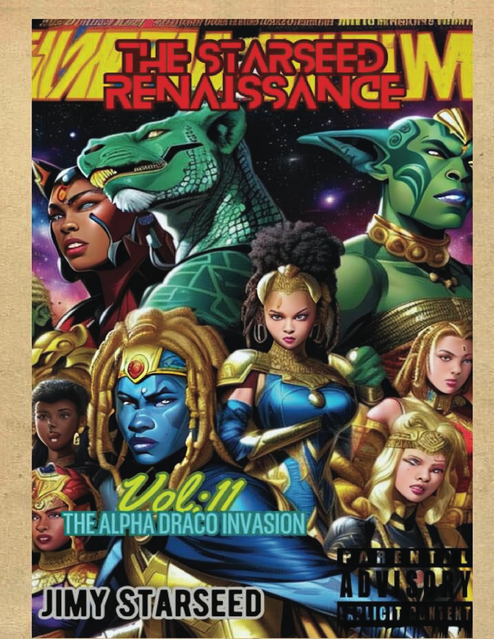 The Alpha Draco Invasion: A Jimy Starseed adventure Manga