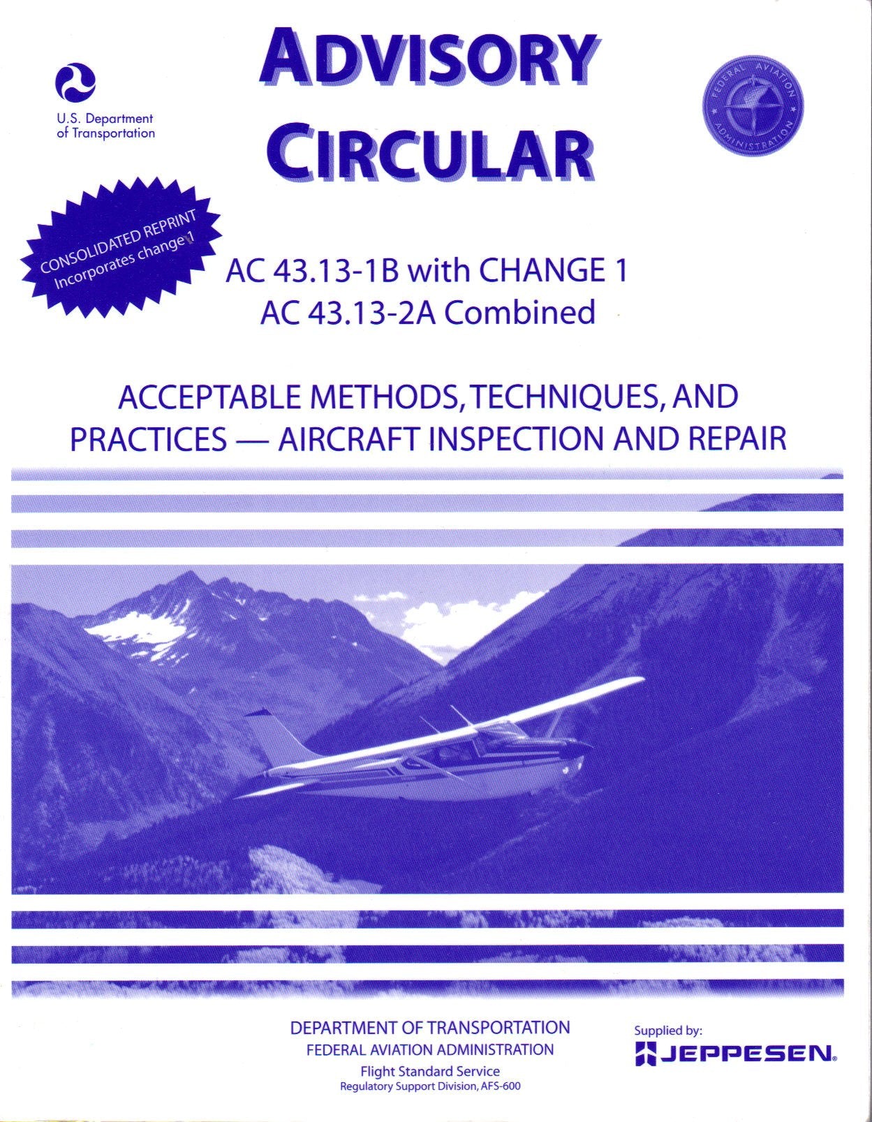 Acceptable Methods, Techniques and Practices: Aircraft Inspection and Repair Books