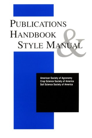 Publications Handbook and Style Manual: 1998 Books