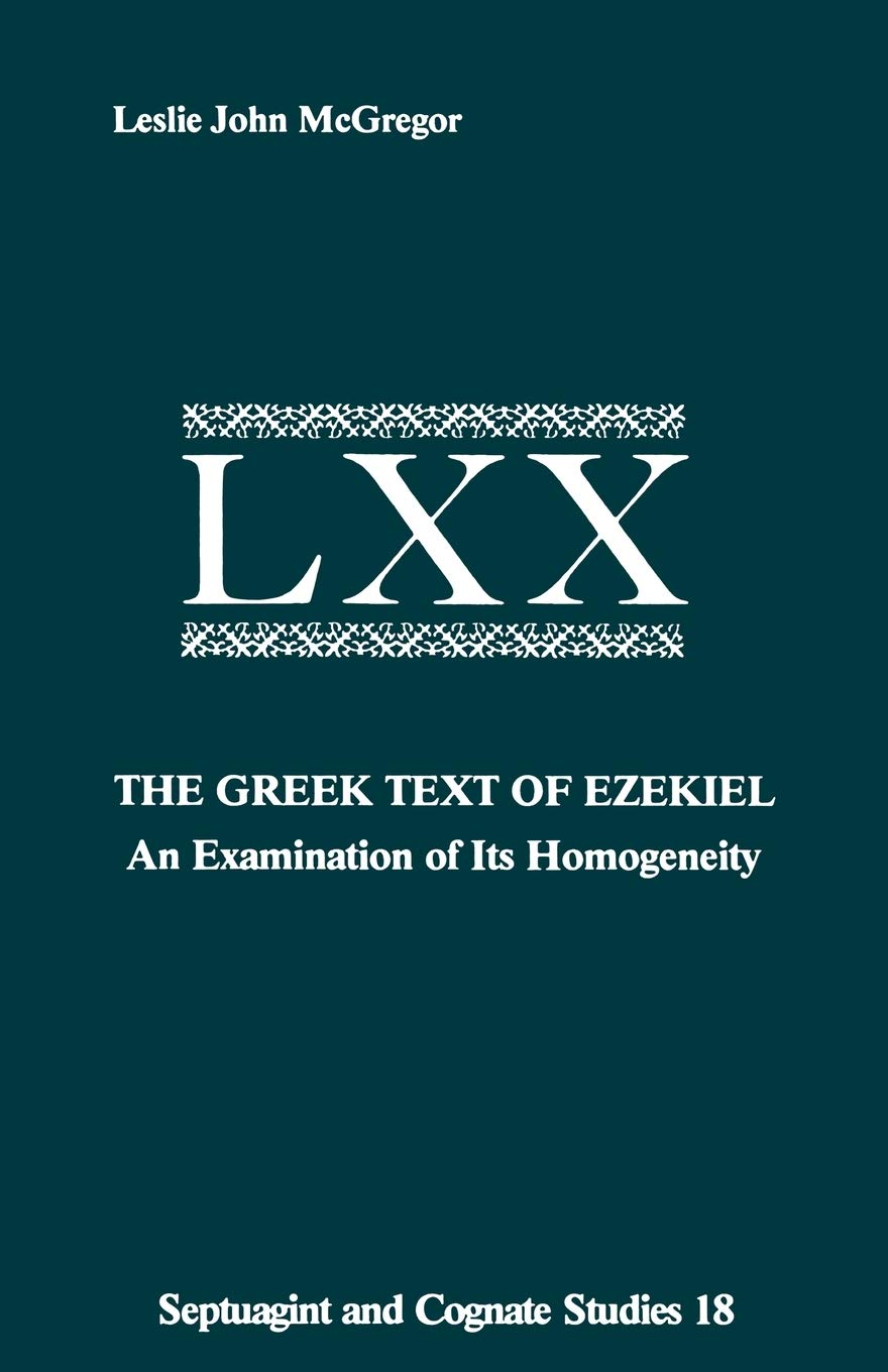 The Greek Text of Ezekiel Religion & Esotericism