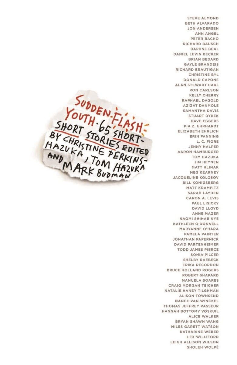 Sudden Flash Youth: 65 Short-Short Stories (Karen and Michael Braziller Books) Fiction
