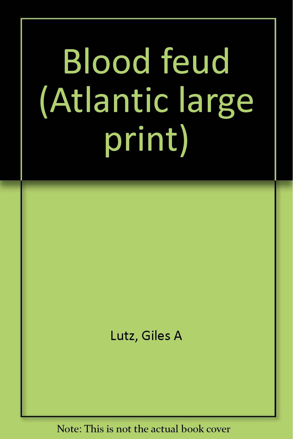 Product Image: Blood feud (Atlantic large print)