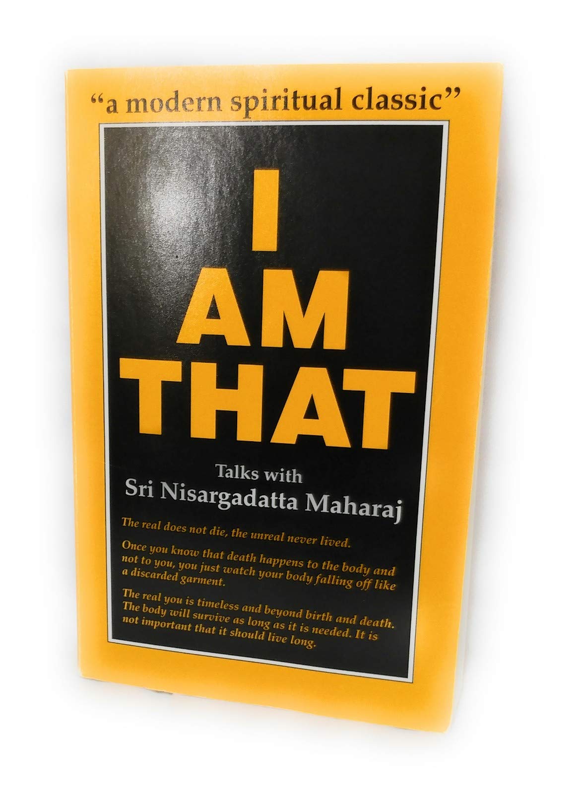 I Am That: Talks With Sri Nisargadatta Religion & Esotericism